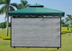 Shatex Attachment Umbrella Shade Screen Block 90% of UV Rays for Patio,Outdoor Umbrella W-6ft x  ...