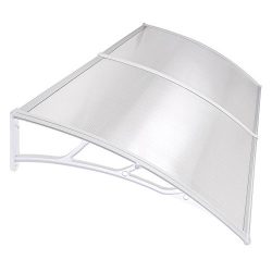 Yescom 79×40″ Outdoor Door Window Awning Canopy 2 Whole Hollow Polycarbonate Sheets P ...