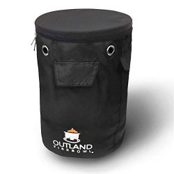 Outland Firebowl UV and Weather Resistant 740 Propane Gas Tank Cover with Stable Tabletop Featur ...