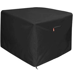 Gas Fire Pit Cover Square – Premium Patio Outdoor Cover Heavy Duty Fabric with PVC Coating ...