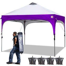 ABCCANOPY Pop Up Canopy Tent Commercial Canopy 10′ x 10′ Better Air Circulation Cano ...