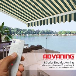 ADVANING 14’x10′ Motorized Patio Retractable Awning | Luxury Series | Premium Qualit ...