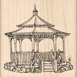 Stamps by Impression Gazebo Rubber Stamp