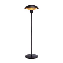 Star Patio Outdoor Freestanding Electric Patio Heater, Infrared Heater, Hammered Bronze Finished ...