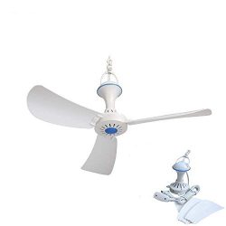 110V AC electric mini ceiling fan Mute energy-saving fan breeze gazebo fan