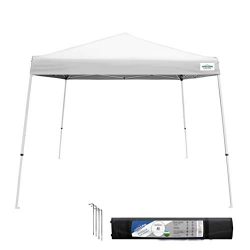 Caravan Canopy V-Series 2 Slant Leg 10 X 10 Foot Canopy Kit, White