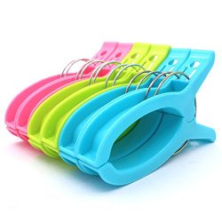 Z Zicome Set of 6 Super Jumbo Plastic Clips for Keeping Towels Sheets Quilts Clothes from Blowin ...