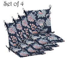 Comfort Classics Inc. Set of 4 Indoor/Outdoor Dining Chair Cushion 20″ x 36″ x 3.5&# ...