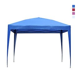 Leisurelife Waterproof 10’x10′ Pop Up Canopy Tent with Side-Outdoor Folding Commerci ...