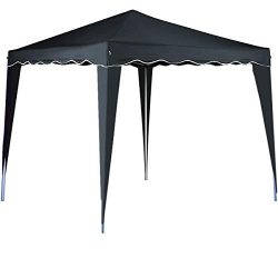 cucunu Canopy Instant Gazebo Pop Up Tent 10 x 10 Shelter with Metal Frame for Outdoor Patio Gard ...