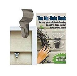 No-Hole Hooks Vinyl Siding Hangers – Low Profile- 4PK