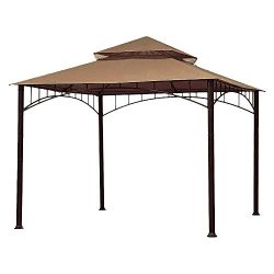 ABCCANOPY Replacement 10’X10′ Summer Canopy Soft Top Gazebo Beige with Rip Lock Tech ...