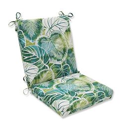 Pillow Perfect Outdoor/Indoor Key Cove Lagoon Squared Corners Chair Cushion