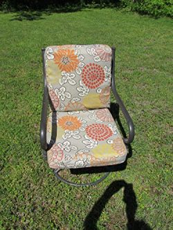 Patio Dining Chair Cushion Covers, Set of 6 for 6 Chairs. Max 20 x 20 x 4 Cushion Size. Top and  ...