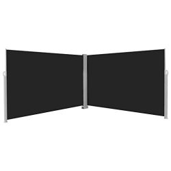 Festnight Retractable Double Folding Side Awning Screen Fence Patio Garden Outdoor Privacy Divid ...