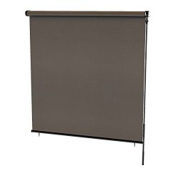 Radiance 0371648 Cordless Exterior Solar Shade Coconut Brown, 48×72