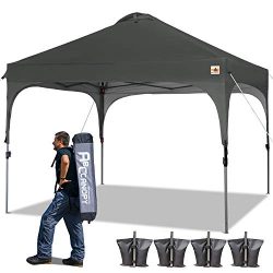ABCCANOPY Canopy Tent 10 x 10 Pop-Up Commercial Canopy Instant Shelter Tents Popup Outdoor Porta ...