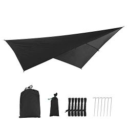 Hammock Rain Fly Tent Tarp, Portable Waterproof UV Protective Garden Screen Shelter Awnings, Gaz ...