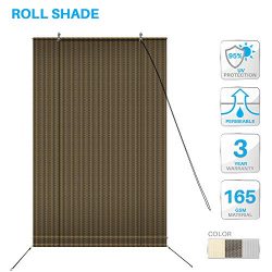 PATIO Paradise Roll up Shades Roller Shade 4’Wx6’H Outdoor Shade Blind Pull Shade Pr ...