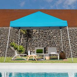 Blissun 10′ x 10′ Outdoor Pop-Up Slant Leg Canopy, Folding Tent Portable Pergola for ...