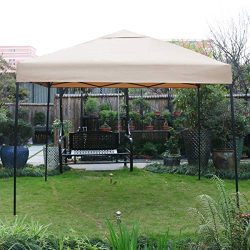 Sunnyglade 10’x10′ Pop-up Canopy Tent Commercial Instant Tents Market Stall Portable ...