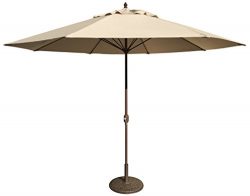 Tropishade 11′ Umbrella with Premium Beige Olefin Cover