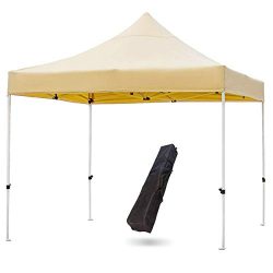 Snail Commercial Grade 10’x10′ Outdoor Easy Pop Up Canopy Tent with Heavy Duty Alumi ...