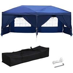 Yaheetech 10 x 20ft Outdoor Pop Up Canopy Tent Gazebo Party Wedding BBQ Pavilion Canopy Events T ...