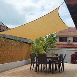 Artpuch 10′ x 13′ Shade Sails 185GSM Rectangle Shade Sail UV Block for Patio Garden  ...