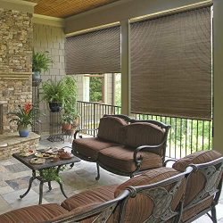 Lewis Hyman All All Natural Bamboo Crank Shade, 96 In. W x 72 In. L