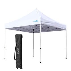 Ohuhu EZ Pop-Up Canopy Tent, 2019 Upgraded 10 X 10 FT Commercial Instant Shelter With 4 Adjustab ...