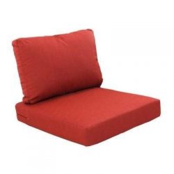 Hampton Bay Beverly Cardinal Replacement 2-Piece Outdoor Sectional Chair Cushion Set