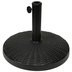 Blissun 22lb Heavy Duty Patio Market Umbrella Base Stand