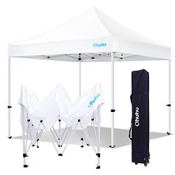 Ohuhu EZ Pop-Up Canopy Tent, 2019 All New Upgraded Extra-Durable 10 x 10 FT Instant Shelter Cano ...