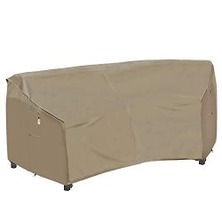 Heavy Duty Outdoor Sectional Couch Covers, 100% Waterproof 600D Patio Sectional Sofa Cover, Curv ...