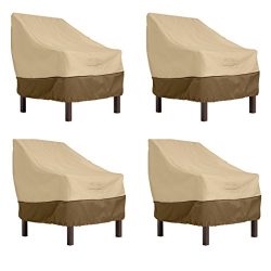 Classic Accessories Veranda Standard Dining Patio Chair Cover (4-Pack)