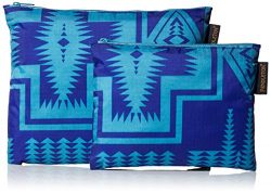 Pendleton Women’s 2 Pack Zip Pouch, harding royal, One Size