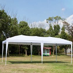 Easyzon 10 x 20FT Pop Up Patio EZ Canopy Tent Heavy Duty Gazebo Pavilion Outdoor Party Commercia ...