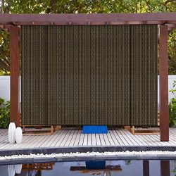 PATIO Paradise Roll up Shades Roller Shade 7’Wx6’H Outdoor Shade Blind Pull Shade Pr ...