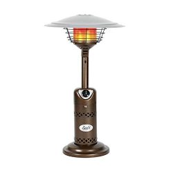 BALI OUTDOORS Patio Heater, Portable Tabletop Heater, Propane Patio Heater, 10,000 BTU with Adju ...