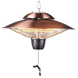 DONYER POWER 1500W Outdoor/Indoor Electric Patio Heater, Ceiling Mounted, Iron (HCH503, Coppering)