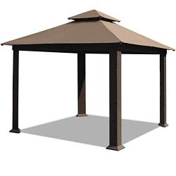 EliteShade 12×12 Sunbrella Titan Patio Outdoor Garden Backyard Gazebo with Ventilation and  ...