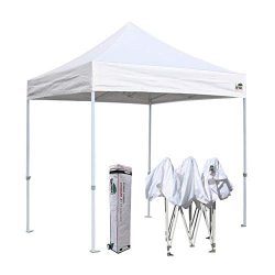 Eurmax 8×8 Feet Ez Pop up Canopy, Outdoor Canopies Instant Party Tent, Commercial Gazebo Bo ...