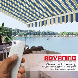 ADVANING 14’x10′ Motorized Patio Retractable Awning | Luxury Series | Premium Qualit ...