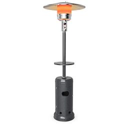 Tangkula Patio Heater, 87 inches Tall Floor Standing Outdoor Propane Heater, 48,000 BTU Patio He ...