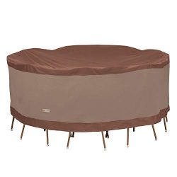 Duck Covers Ultimate Round Table & Chair Set Cover 84″ Diameter