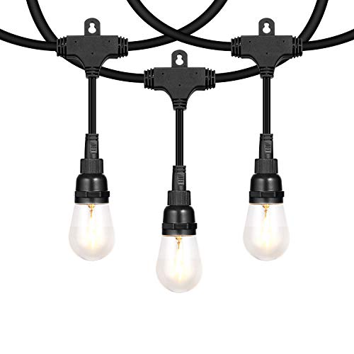 Honeywell LED Outdoor String Lights, 24 FT Commercial Grade Patio