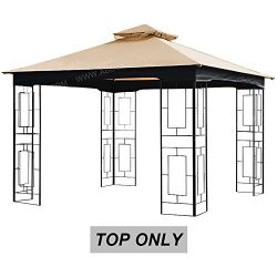 ABCCANOPY Replacement of Canopy L-GZ724PST-B Gazebo Canopy Set (Beige)