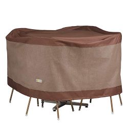 Duck Covers Ultimate Round Table & Chair Set Cover 56″ Diameter