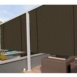 Coarbor Outdoor Roll up Shades Blinds for Porch Patio Shade Exterior Roller Shade Privacy Shade  ...